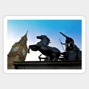 Big Ben Boadicea's Chariot Westminster London Sticker